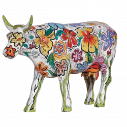 Cow Parade Vaca Floral