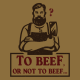 To beef or not to beef ?