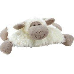 Coussin en peluche mouton