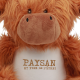 Peluche Highland "Paysan et fier de l'être"