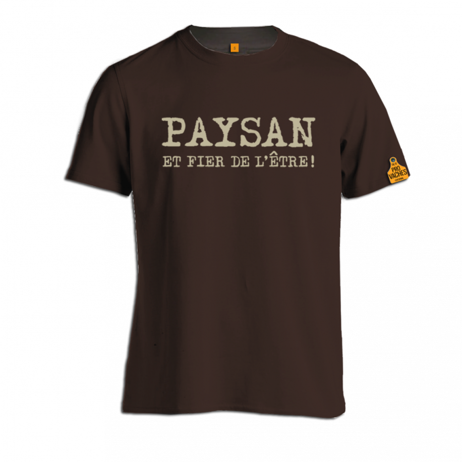 paysan et fier de l'être t-shirt agricole